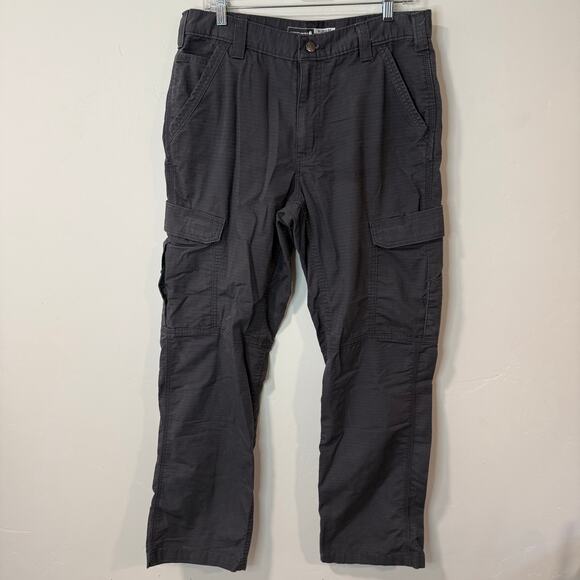 Carhartt Men's Force Relaxed Fit Ripstop Cargo Work Pant Grey 34 x 32 - Picture 1 of 10